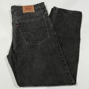 Vintage Levi's 505 Black Jeans Relaxed Fits 36x31